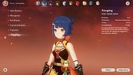 Xiangling's profile page (Image via Genshin Impact)